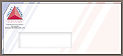 front of the no. 10 window envelope